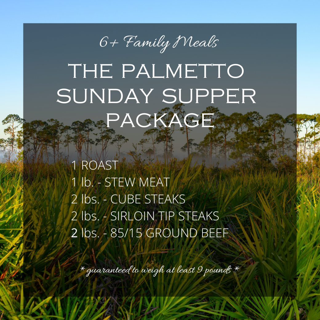 THE PALMETTO SUNDAY SUPPER PACKAGE - free local delivery!