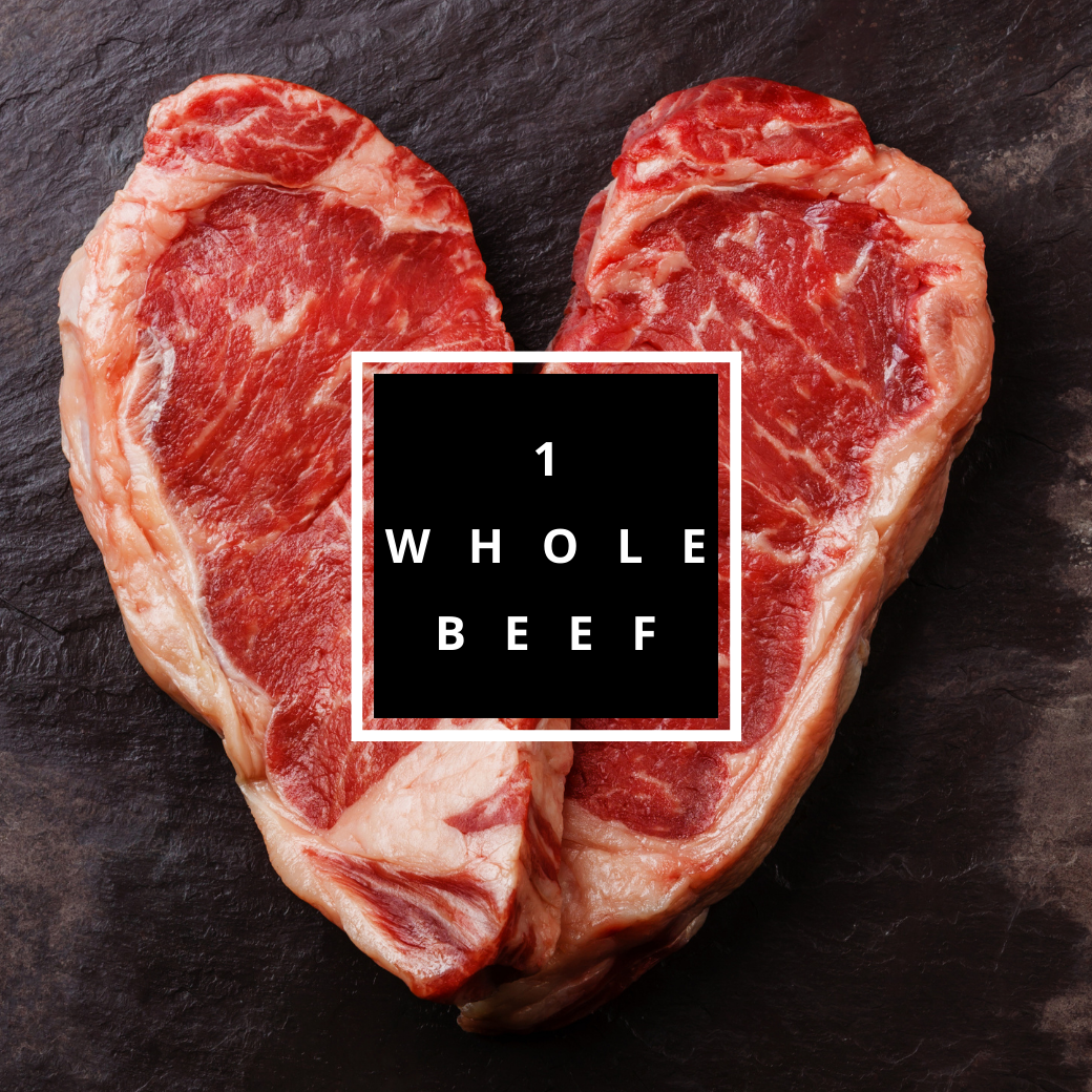 Regular Meat 1 WHOLE BEEF *sold out!* custom processed freezer beef-Florida Grass F ...